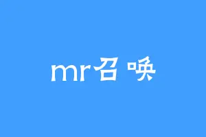 mr召唤