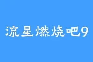流星燃烧吧9
