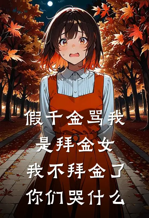 假千金骂我是拜金女，我不拜金了你们哭什么