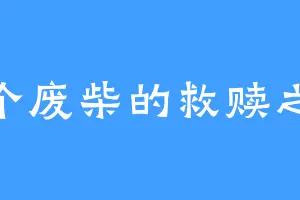 一个废柴的救赎之路
